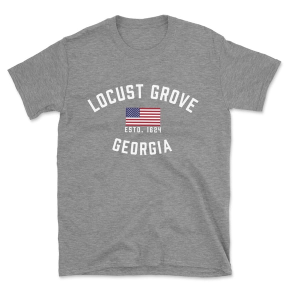 Locust Grove Georgia Patriot Men's Cotton T-Shirt
