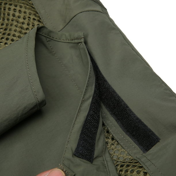 Gilet de Pêche Décontracté Poche Photographie de Plein Air Veste de Voyage XXL