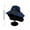 Gray, variant on Linnome Solar Fan Sun Hat 2 In 1 Solar USB Rechargeable 3 Speed Cooling Hat Wide Brim Neck Flap Hands Free for Outdoor Hiking Fishing Beach Yard Work