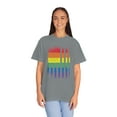 thumbnail image 3 of Grunge Pride: Rainbow Flag Comfort Colors 1717 T-Shirt Tee, 3 of 3