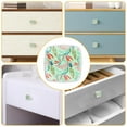 thumbnail image 5 of 4 Pieces Set Drawer Pulls Handle Square Wardrobe Cabinet Knobs with Stainless Steel Screws Furniture Kitchen Decor, 5 of 5