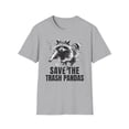 thumbnail image 2 of Save The Trash Pandas, Gildan Unisex Softstyle T-Shirt, Graphic Tee, S-3XL, 2 of 5