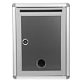 thumbnail image 1 of Lockable Donation Box With Slot Metal Suggestion Box For Public Feedback Mail Collection Box Wall Mount Locking Suggestion Box, 1 of 9