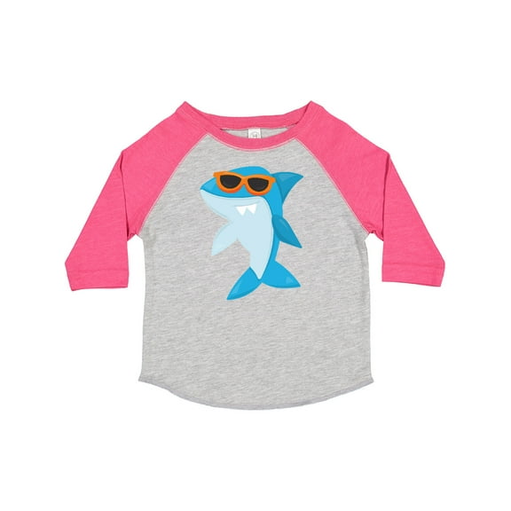 Inktastic Cute Shark, Cool Shark, Shark with Sunglasses Boys or Girls Toddler T-Shirt