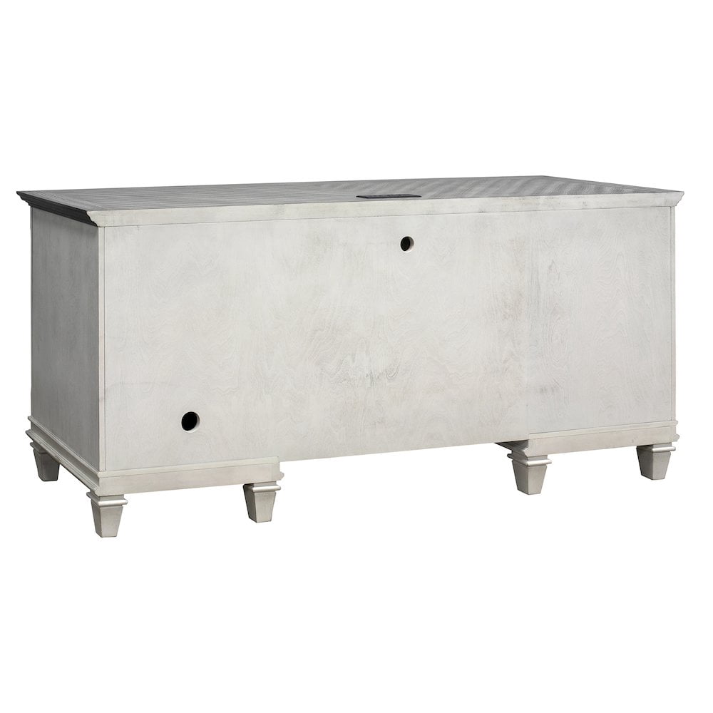 Martin Furniture Hartford Wood Credenza Office Desk Writing Table White