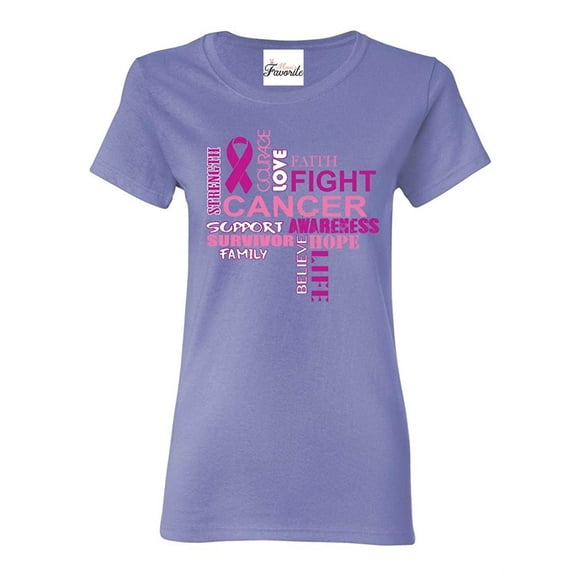 Women's T-Shirt Short Sleeve - Breast Cancer