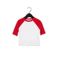 thumbnail image 1 of Bella + Canvas Toddler 3/4-Sleeve Baseball T-Shirt, 1 of 1