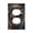 Duplex, variant on Tribal Native Eagle Symbols Black Single Gang Wall Plate 1 Gang Decorative Electrical Outlet Light Switch Cover Switchplate