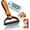 Orange, variant on 2026 New Double-Sided Deshedding Dematting Tool, Undercoat Rake for Dogs & Cats, Extra-Wide Dog Grooming Brush & Deshedder Comb for Long Hair (Blue)