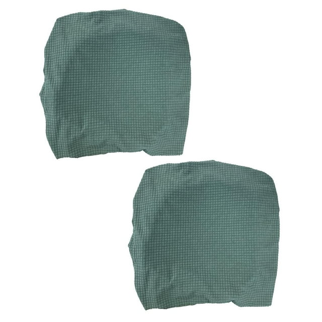 2-Pack Funda para Silla de Comedor Universal Impermeable Y Elástica Cubierta para Asiento de Verde