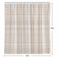 thumbnail image 2 of Farmhouse Linen Look Shower Curtain for Bathroom, Fabric Shower Curtain Set with Hooks, Waterproof Washable Bath Curtain for Bathroom Decor, 72"x78", 2 of 9