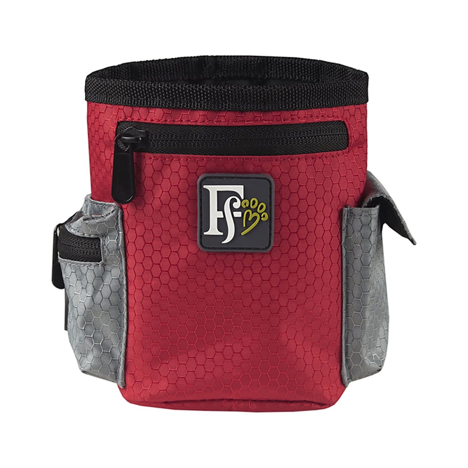 Pefilos 5.5" Pet Training Hands-Free Snack Bag(No Snacks), Training Bag for Kibbles Toys with Poop Bag Dispenser, Red Pefilos 5.5" Pet Training Hands-Free Snack Bag(No Snacks), Training Bag for Kibbles Toys with Poop Bag Dispenser, Red