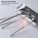 thumbnail image 4 of Raspadores de lengua de acero inoxidable con estuche de viaje, herramientas para eliminar el mal aliento, reutilizables, cuidado de la salud diario, oro, 3 piezas Sweethay CE001387-02, 4 of 7