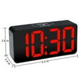 thumbnail image 4 of DreamSky DS312 Digital Compact and Streamlined Digital Alarm Clock, Touch Style Snooze, 4 of 7