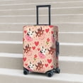 thumbnail image 6 of Lsque cow bull with flower and heart Printed Luggage Cover, Travel Luggage Protector,Scratch and Dirt Resistant, Fits 18-32 Inch Luggage-X-Large, 6 of 7
