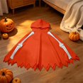thumbnail image 2 of LILIYA Halloween Cloak Outfits Boy Girl Poncho Clothes Children Hooded Cloak Holiday Party Top Autumn Winter Outfit, 2 of 9