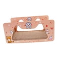 thumbnail image 4 of Cat Scratching Board Cat Nest Mat Pet Bed Cardboard Cat Scratcher Lounge Bed Pink, 4 of 10