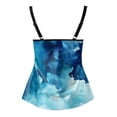 thumbnail image 4 of idosla Tankini Tops for Women Loose Fit Modest Bathing Suits Flowy Swim Top No Bottom (Sky Blue, XXL), 4 of 5