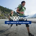 thumbnail image 2 of GNC Triple Strength Fish Oil EPA 1000 Mini, 1000mg Omega 3, Mini Softgels, Supports Eye, Brain, Skin, Healthy Triglycerides, Heart, Joint, Coated to Control Fishy Burps, 45 Servings, 2 of 7