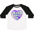 thumbnail image 3 of Inktastic Jesus Loves Me Boys or Girls Toddler T-Shirt, 3 of 5