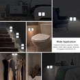 thumbnail image 4 of Luz de movimiento Irfora Luz nocturna con sensor de movimiento LED a batería para dormitorio, cocina, pasillo, sótano, armario, escaleras Irfora Luz de movimiento, 4 of 7