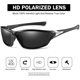 thumbnail image 2 of 2 Pairs Polarized Sunglasses for Men/Women (Black and Blue); Lightweight Frames with HD Aviator Lenses; Golf/Driving/Fishing/Travel Glasses, 2 of 5