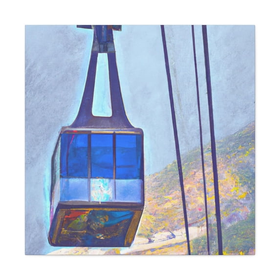 Cable Car Ride Pool - Canvas