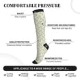 thumbnail image 2 of Sikiie Rose (2) 1 Pairs Compression Socks for Men and Women 15-20 mmHg Running Support Socks, 2 of 7