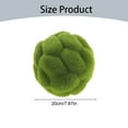thumbnail image 3 of Uanit 2pc Moss Balls Decorative Bowl Fillers for Centerpiece Large Moss Balls Green Decorative Balls,8" Preserved Moss Ball for Wedding, Party, Events, Home, Hang as Christmas Decorations, 3 of 8