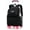 A-black - Six Wheels, variant on Solid Color Rolling Backpack Bag Daypack Pack Bookpack Schoolbag with Wheels Schoolbag Trolley Daypack For All Age Man Woman