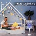 thumbnail image 6 of WBM Electric Bug Zapper, Portable Insect Killer, LED Light Fly Swatter for Home & Outdoor Use, White, 6 of 6