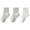 White, variant on Wancir 3 Pack Kids Socks Girls Socks for School Uniform Soft Cotton Seamless Toe Athletic Crew Socks