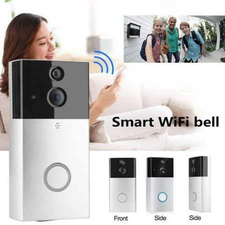 Wireless WiFi DoorBell Smart Video Phone Door Visual Ring Intercom Secure