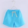 thumbnail image 2 of Akiihool Boys Running Shorts Boys' Performance Stretch Straight Fit Shorts (Blue,4-5 Years), 2 of 4