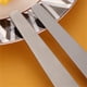 thumbnail image 5 of Stainless Steel Flat Spoon Household Spoon Long Handle Ice Cream Spoon Cake Dessert Spoon Dumpling Filling Spoon 2pc, 5 of 6