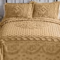 thumbnail image 2 of BrylaneHome Bedding Lightweight All Season Georgia Chenille Bedspread Ultra-Soft 100% Cotton with Medallion Pattern, 2 of 6