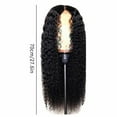 thumbnail image 3 of Perruque en Dentelle Sans Colle - Fibre Haute Température, Sangles Réglables, pour Usage Quotidien, Fêtes, Couverture de la Perte de Cheveux, 3 of 7