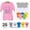Mix Colors, variant on 25-Pack Sublimation Blank White T-Shirts - Modal Fiber Feel, Sublimation Printing for Sports Teams, Events & Apparel, Tshirt, Event Merchandise, Versatile Design,