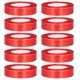 thumbnail image 1 of 10 Rolls Wrapping Ribbon 24 Yards/Roll Gold Edge Red Ribbon Wedding Party Gift Wrapping Decorative Ribbon, 1 of 4