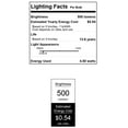 thumbnail image 5 of Westinghouse Lighting 5024220 4.5 Watt (60 Watt Equivalent) G16-1/2 Dimmable Clear Filament LED Light Bulb, Candelabra Base, 6-pack, 5 of 5