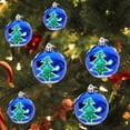 thumbnail image 4 of Bolas De Navidad Adornos Bolas Colgantes De Plástico Inastillables Para Decoraciones De Árboles De Navidad 6 Uds matsuzay HA044211-01, 4 of 6