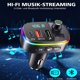 thumbnail image 2 of Adaptador Bluetooth para Coche, PD 18W y Transmisor FM QC3.0 para Coche Bluetooth 5.0, 9 Modos de Iluminación RGB, 3 Conectores USB Cargador para Coche, Soporta Manos Libres, Siri Google, 2 of 6