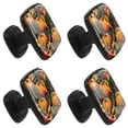 thumbnail image 2 of 4 Pcs Square Cabinet Handle Drawer Pulls Thanksgiving Pumpkin Knobs with Screws Furniture Office Cabinet Knob Decoration, 2 of 7