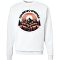 thumbnail image 2 of Inktastic Colorado Springs Colorado Mountains Adult Sweatshirt, 2 of 4