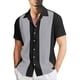 thumbnail image 2 of Playeras Algodon Para Hombre, Camiseta Informal De Verano A La Moda Para Playa, Con Estampado Digital 3D, Solapa Con Botones, Manga Corta, 109, 2 of 4
