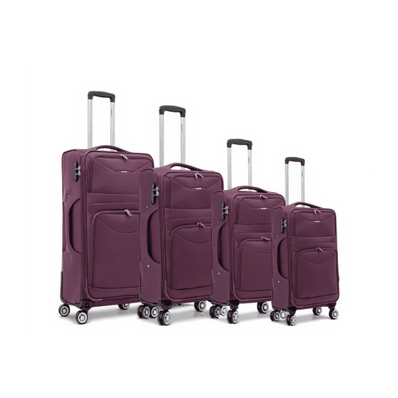 Expandable 4-Piece Fabric Spinner Luggage Set (20″–24″–28″–31″)