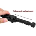 thumbnail image 5 of Picatinny Bipod Rifle Air Rifle Airsoft Bipod Extendable Swivel Pivot Tiltable Joint Camera Converter Black 1pc, 5 of 5