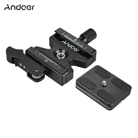 Ball Screw Assembly - Andoer CL-50LS Aluminum Alloy Quick Release Clamp and Quick Release Plate with Adjustable Lever Knob-Type 1/4