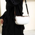 thumbnail image 2 of Bolso Hombro PU para Mujer Bolsos Bolsos Mano Retro Correa Ajustable (blanco), 2 of 7