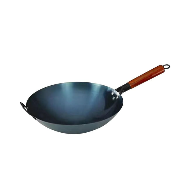 Lipstore Wok Pan Cooking Wok Cooking Pans Induction Cooker Universal Gas Nonstick Wok 36cm